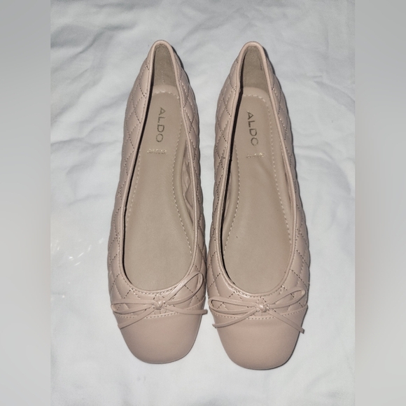 Aldo Shoes - ALDO Women's Quilted Ballet Flats - Beige
